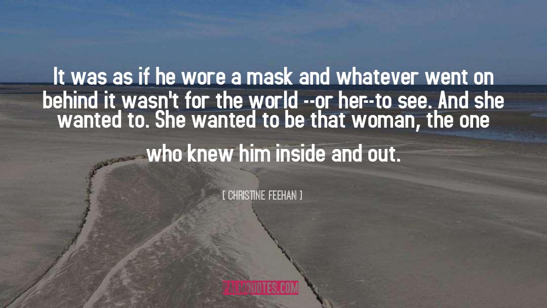 Mask quotes by Christine Feehan