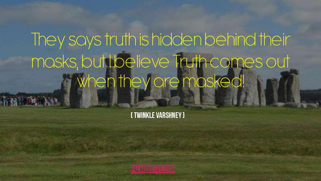 Masks quotes by Twinkle Varshney