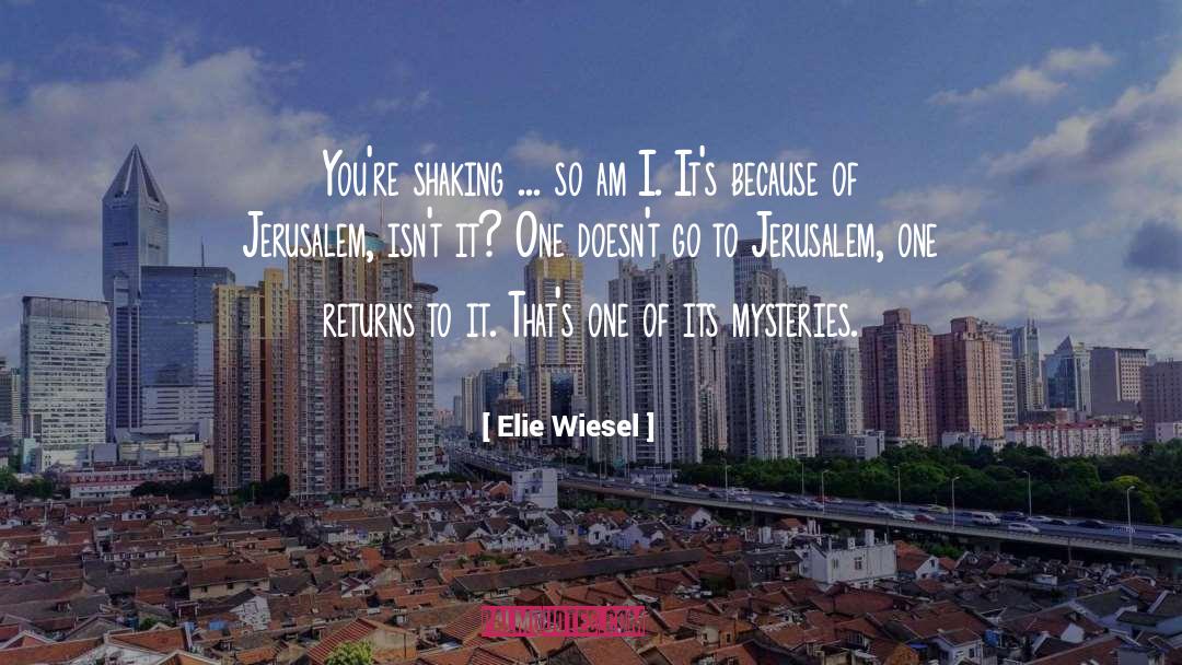 Masonic Mysteries quotes by Elie Wiesel
