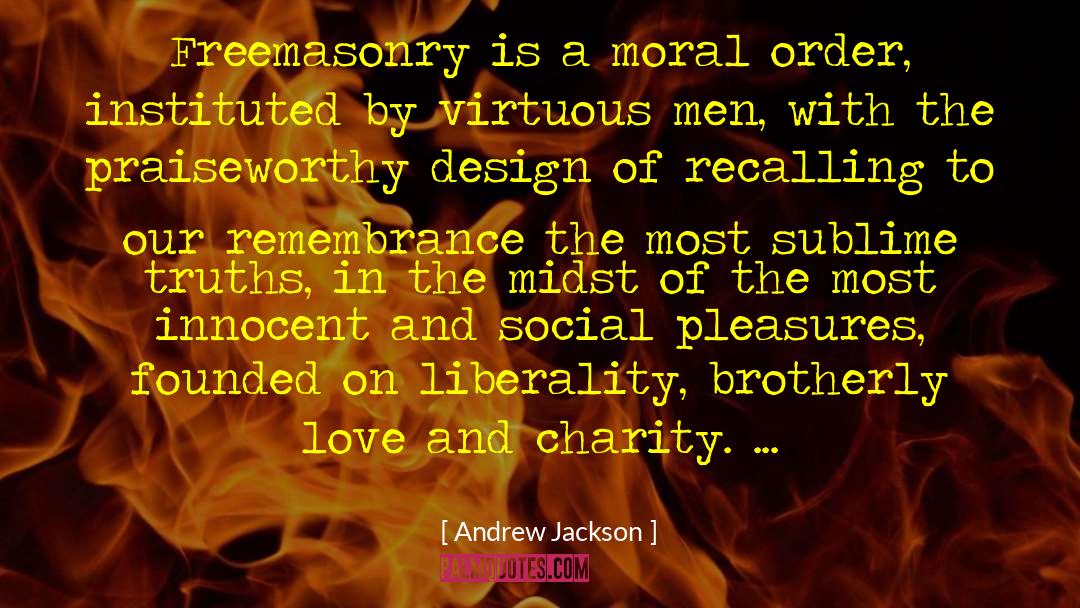 Masonic quotes by Andrew Jackson