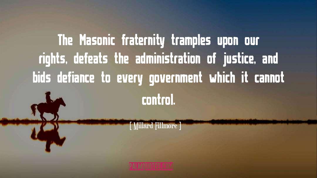 Masonic quotes by Millard Fillmore
