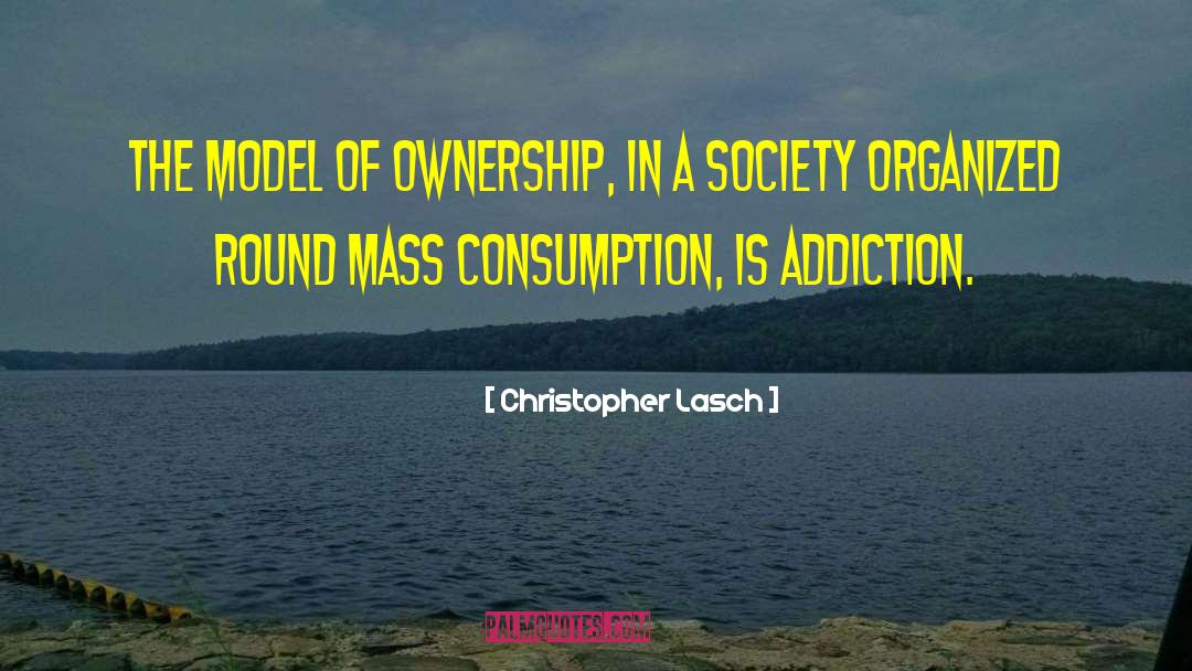 Mass Consumption quotes by Christopher Lasch