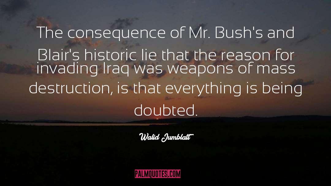 Mass Destruction quotes by Walid Jumblatt