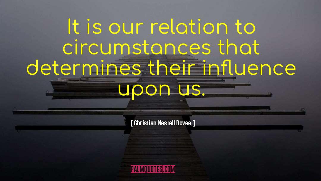 Mass Influence quotes by Christian Nestell Bovee