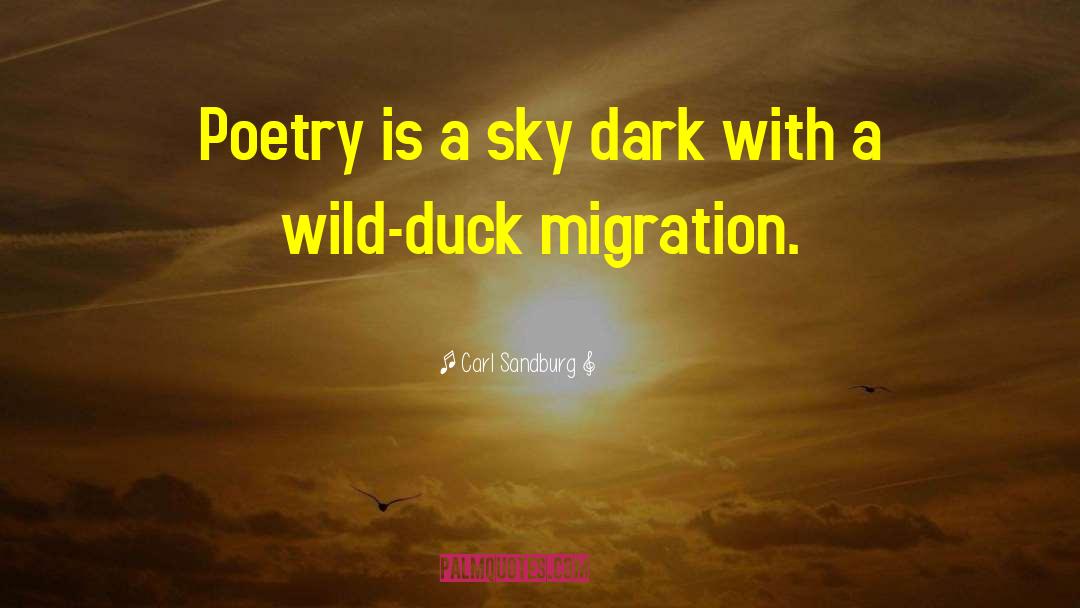 Mass Migration quotes by Carl Sandburg