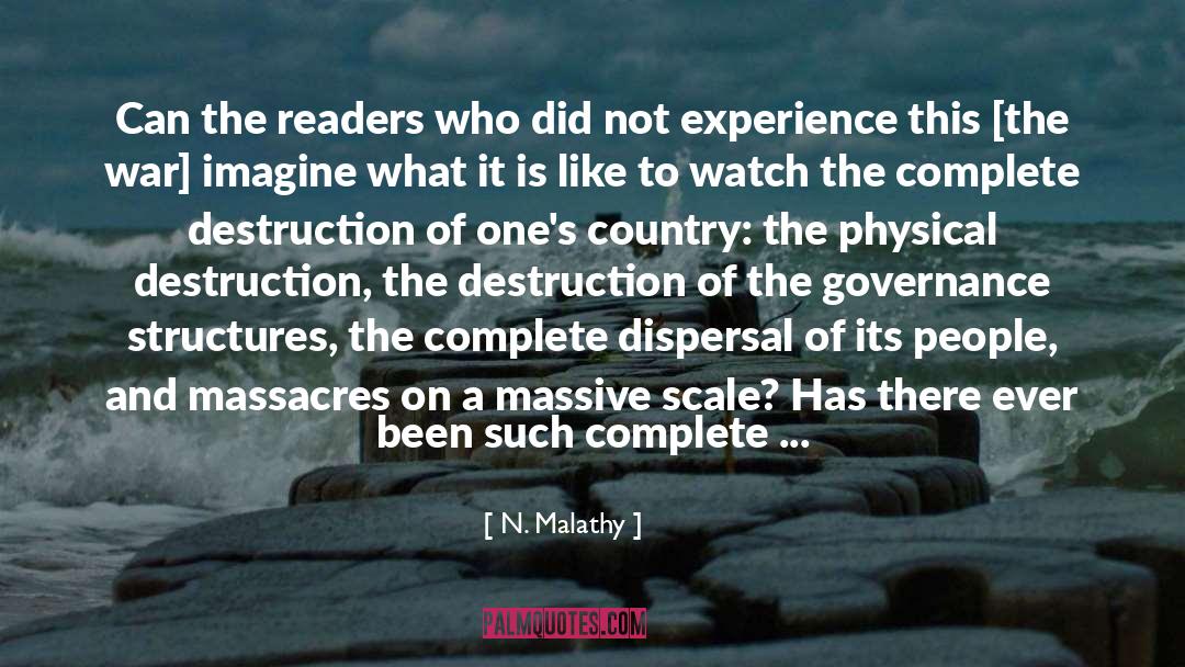 Massacres quotes by N. Malathy