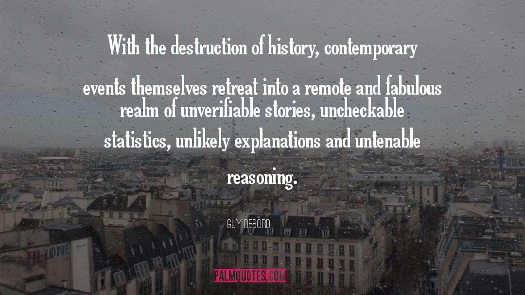 Masses Destruction quotes by Guy Debord
