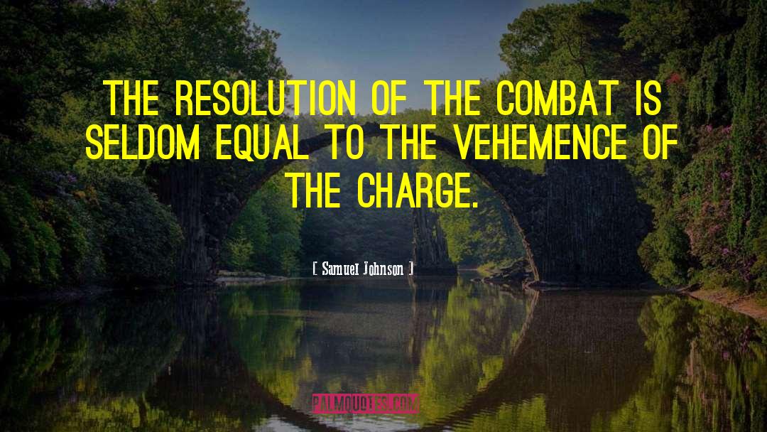 Massif Combat quotes by Samuel Johnson