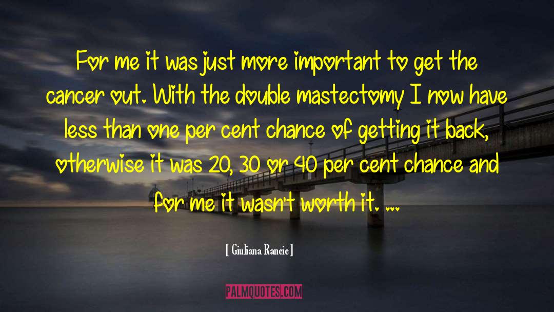 Mastectomy quotes by Giuliana Rancic