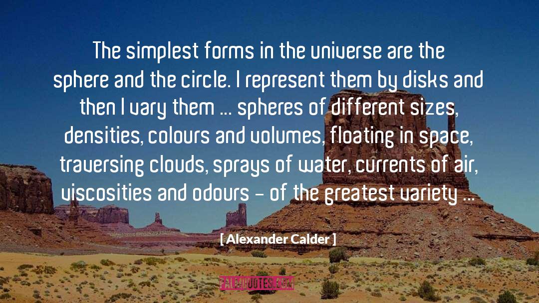 Masten Space quotes by Alexander Calder
