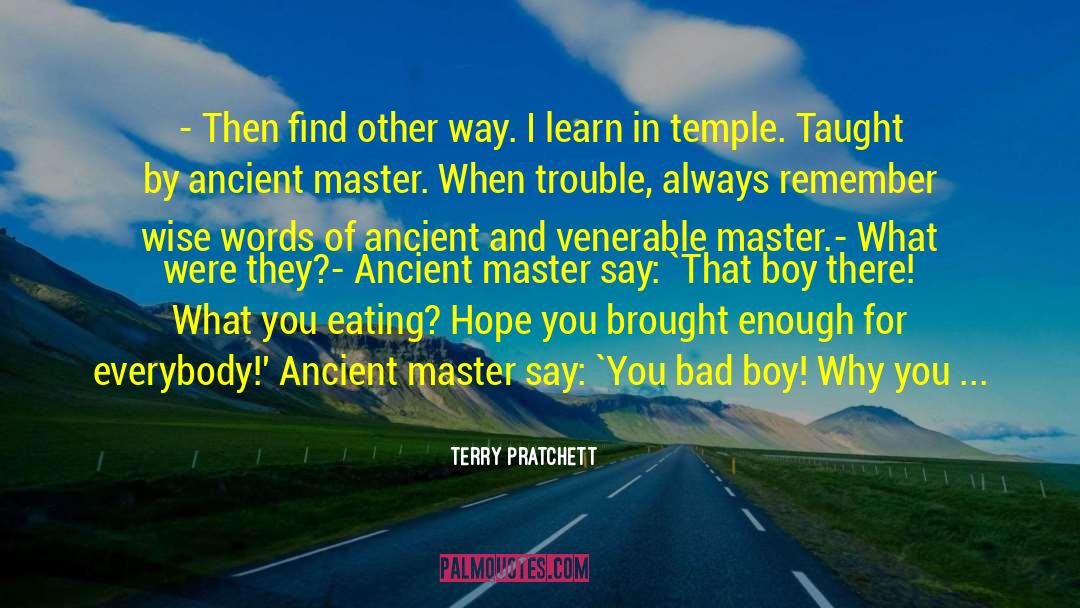 Master Hsueh quotes by Terry Pratchett