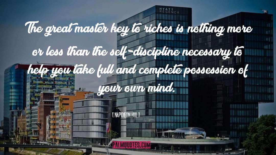 Master Key quotes by Napoleon Hill