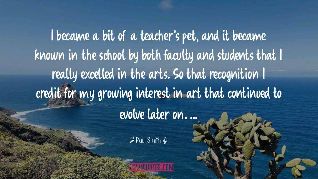 Master Of Arts quotes by Paul Smith