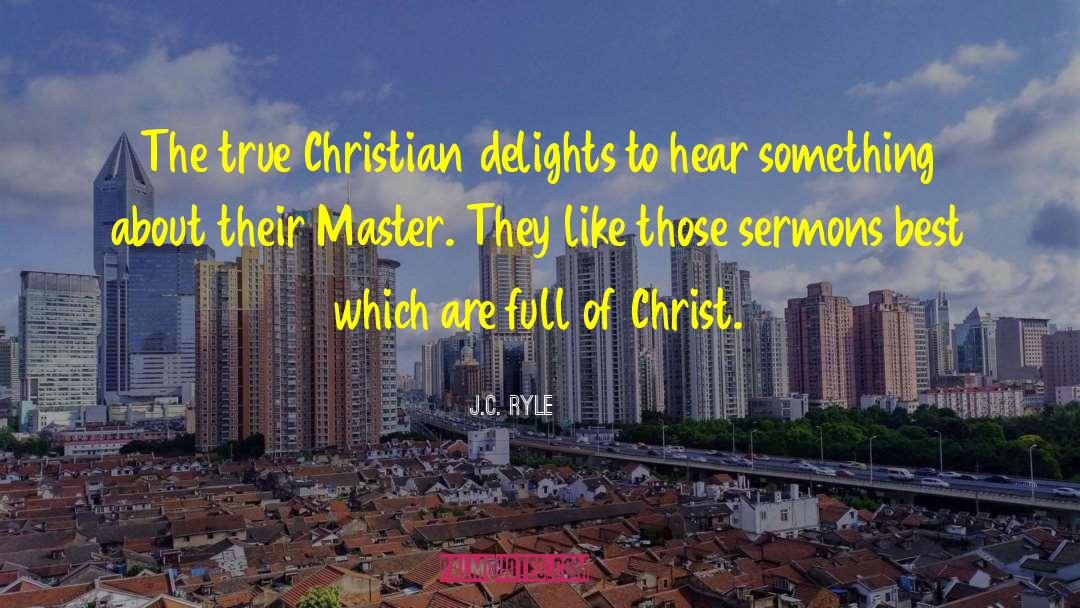 Master Of Sorrows quotes by J.C. Ryle