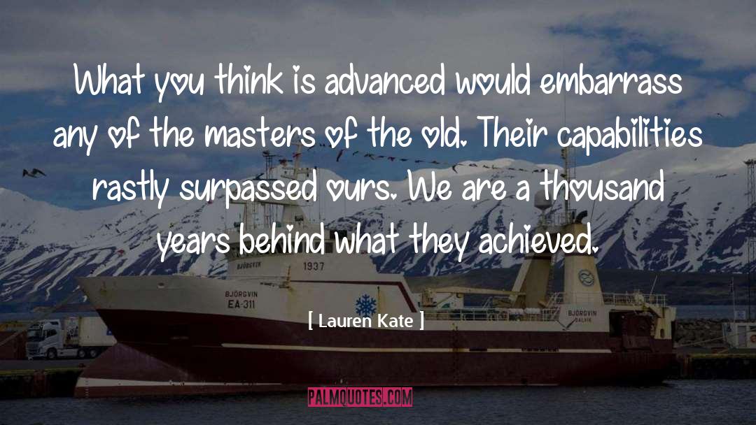 Master Of The Universe quotes by Lauren Kate
