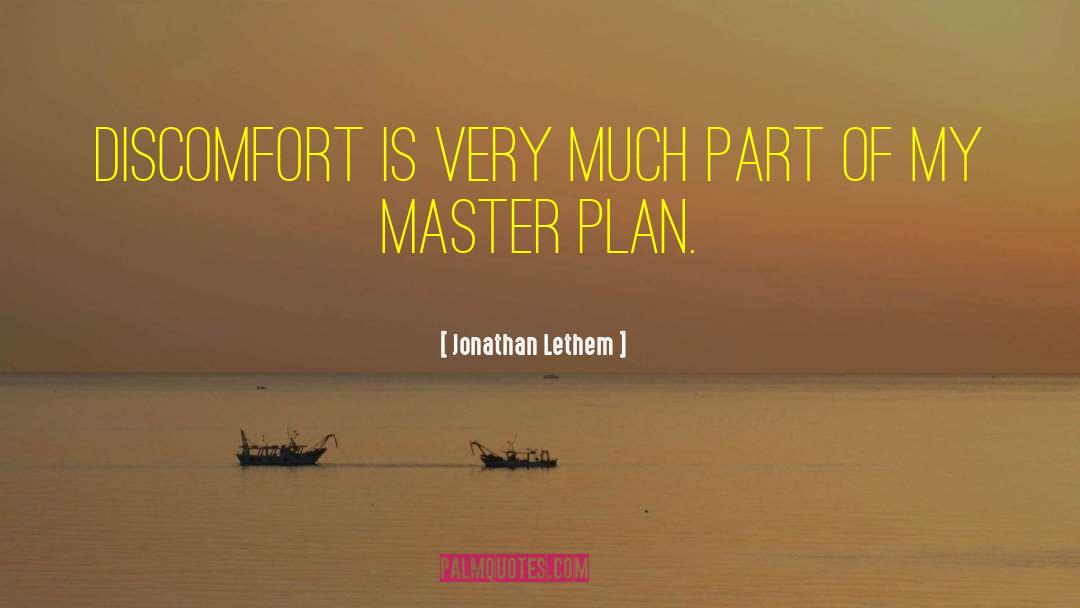 Master Plan quotes by Jonathan Lethem