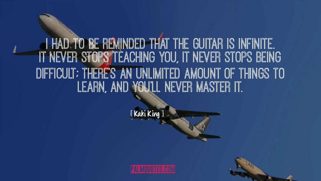 Master Self quotes by Kaki King