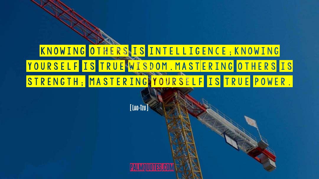 Mastering quotes by Lao-Tzu