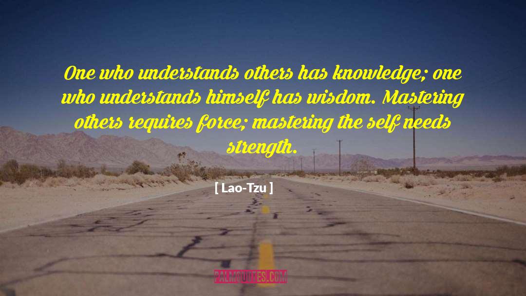 Mastering quotes by Lao-Tzu