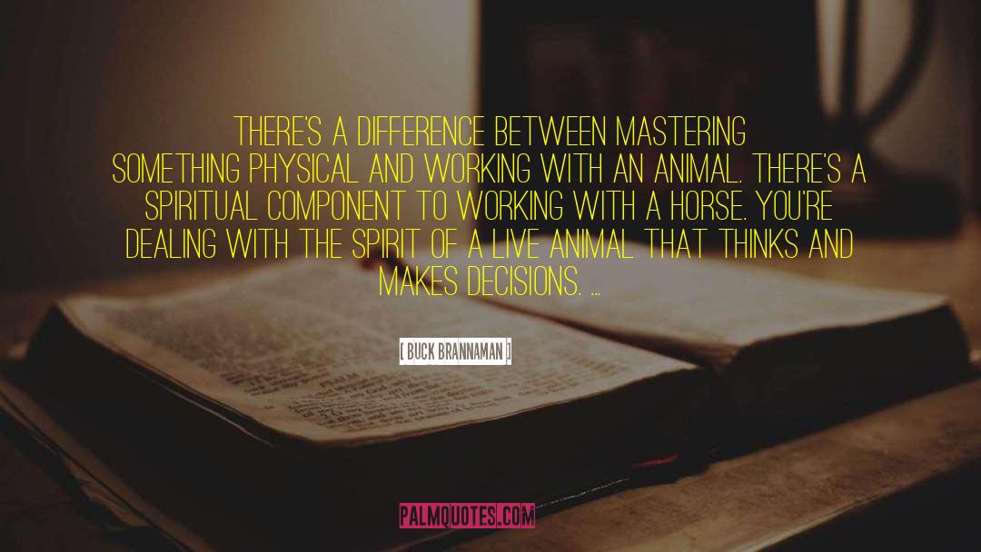 Mastering quotes by Buck Brannaman