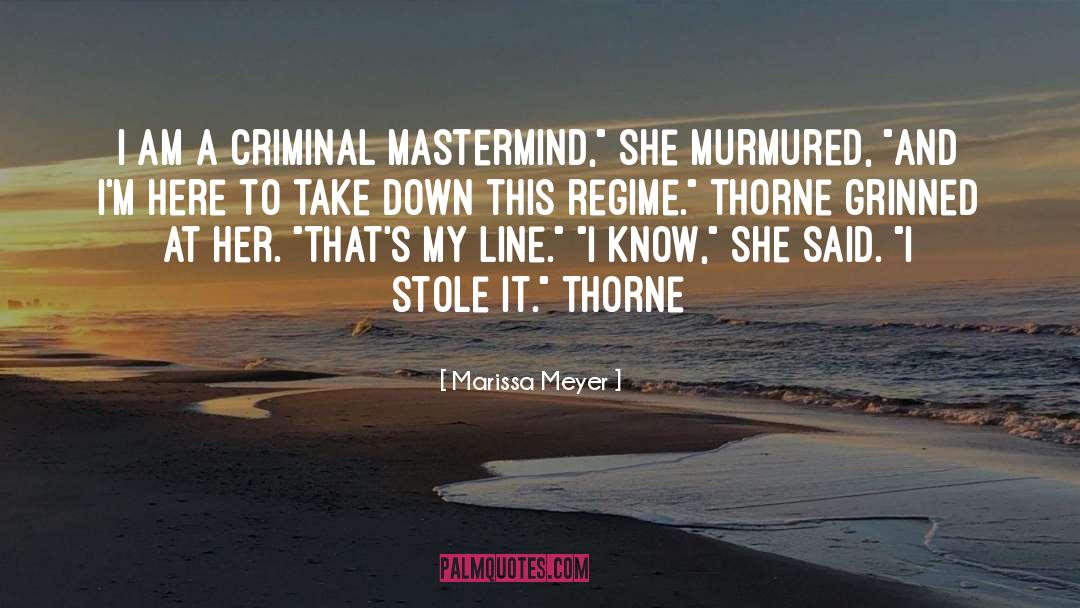 Mastermind quotes by Marissa Meyer