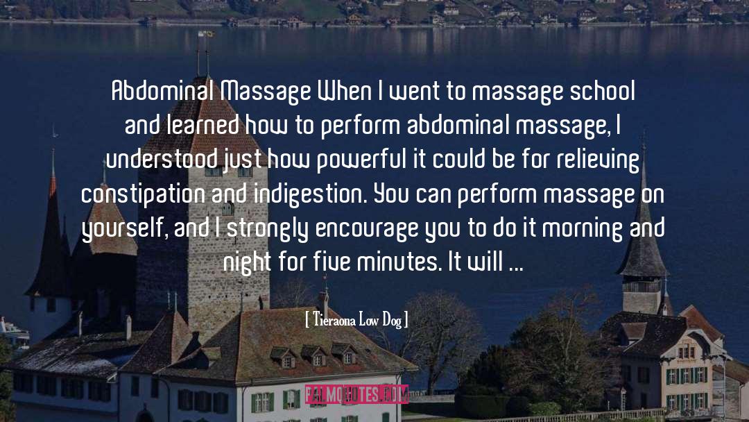 Masterpeace Massage quotes by Tieraona Low Dog