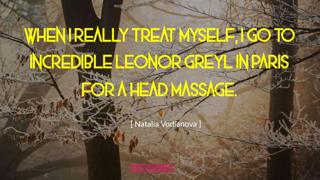 Masterpeace Massage quotes by Natalia Vodianova