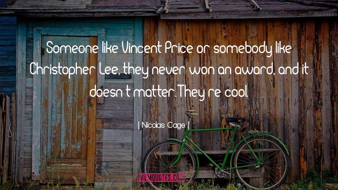 Mastership Award quotes by Nicolas Cage