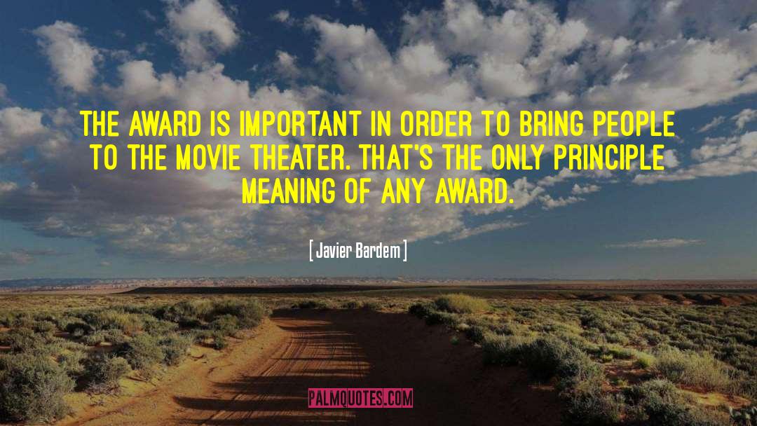 Mastership Award quotes by Javier Bardem