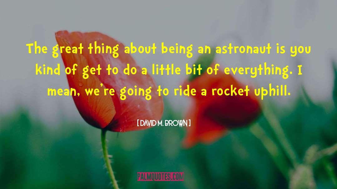 Mastracchio Astronaut quotes by David M. Brown
