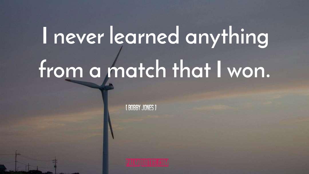 Match Maker quotes by Bobby Jones