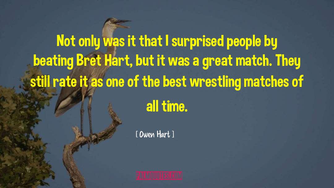 Match Maker quotes by Owen Hart