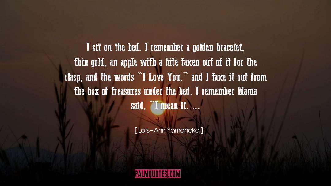 Matchbox Bed quotes by Lois-Ann Yamanaka