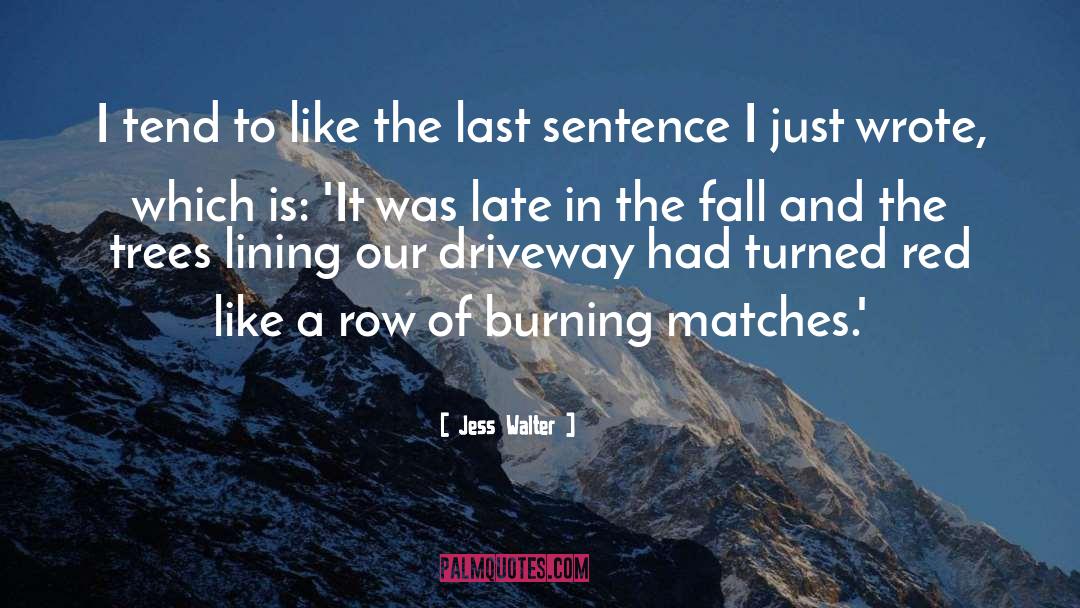 Matches quotes by Jess Walter