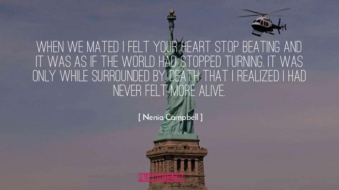Mated quotes by Nenia Campbell