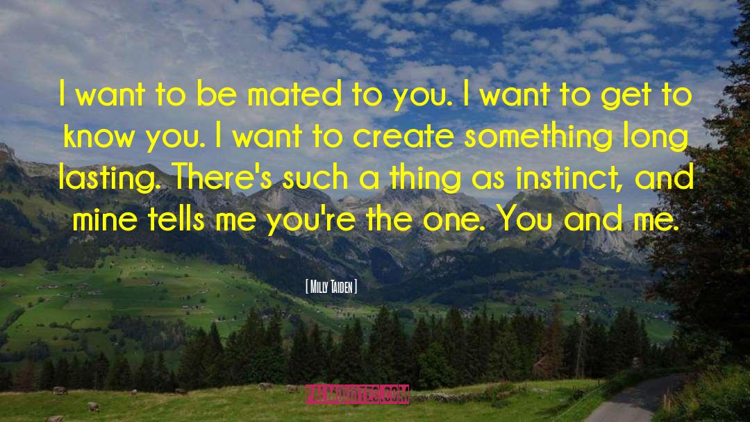 Mated quotes by Milly Taiden