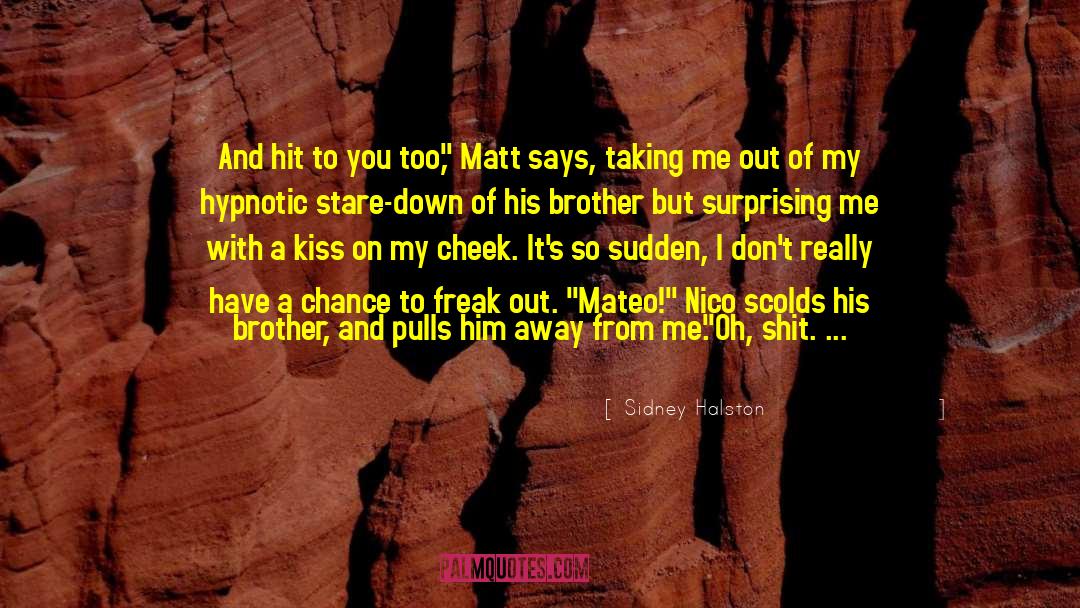 Mateo quotes by Sidney Halston