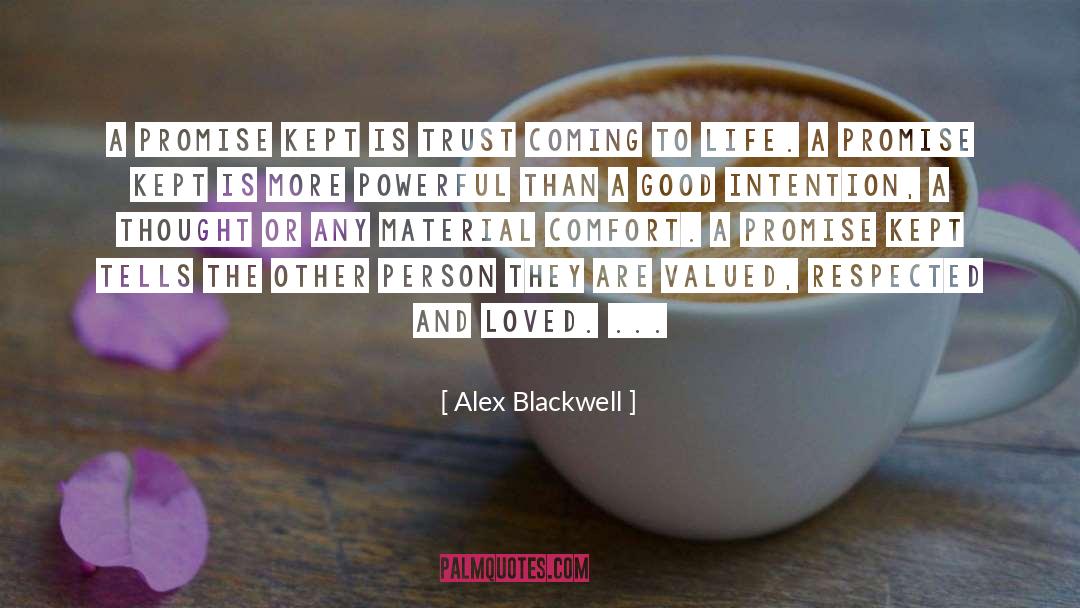 Material Comfort quotes by Alex Blackwell