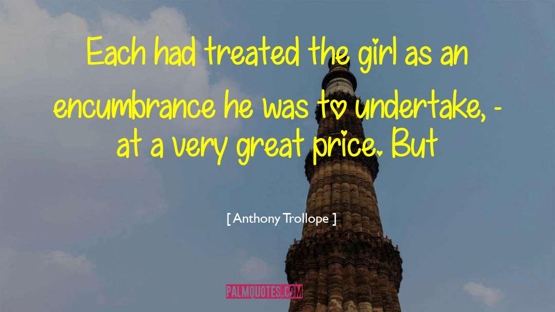 Material Girl quotes by Anthony Trollope