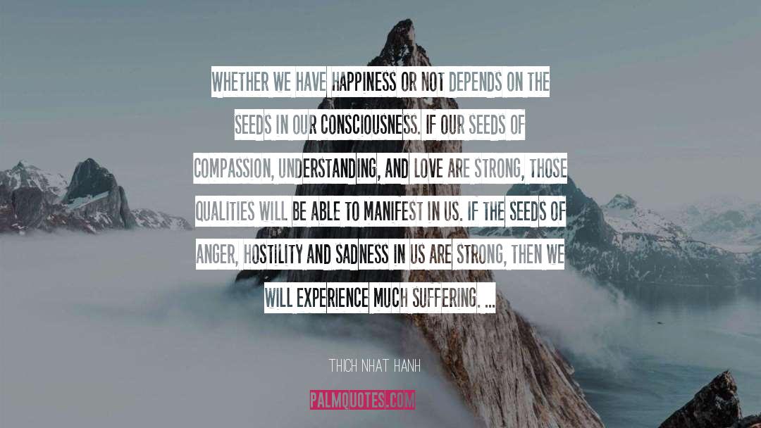 Material Happiness quotes by Thich Nhat Hanh