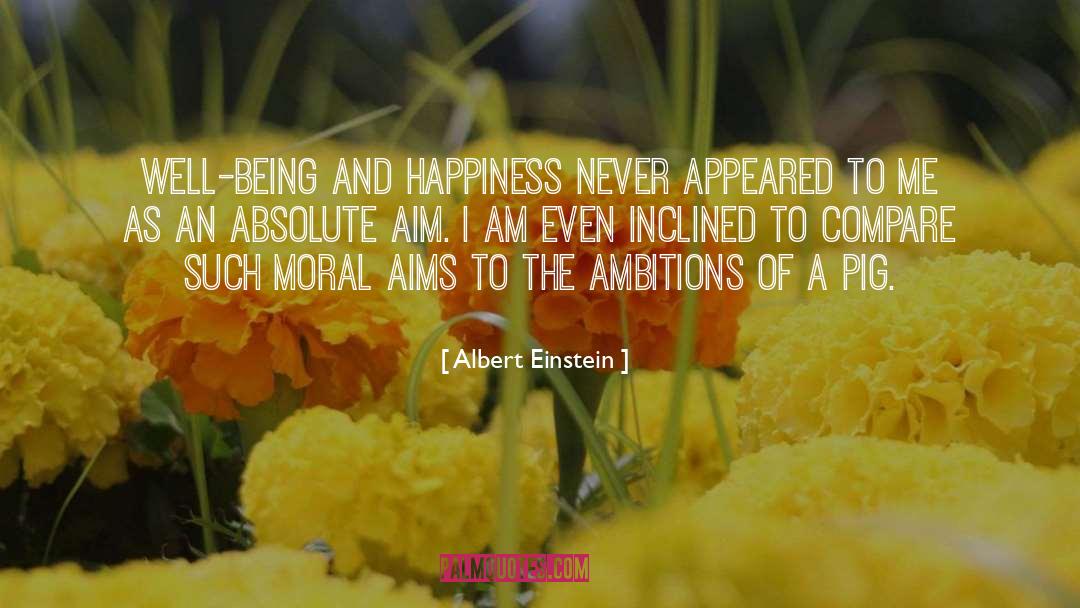 Material Happiness quotes by Albert Einstein