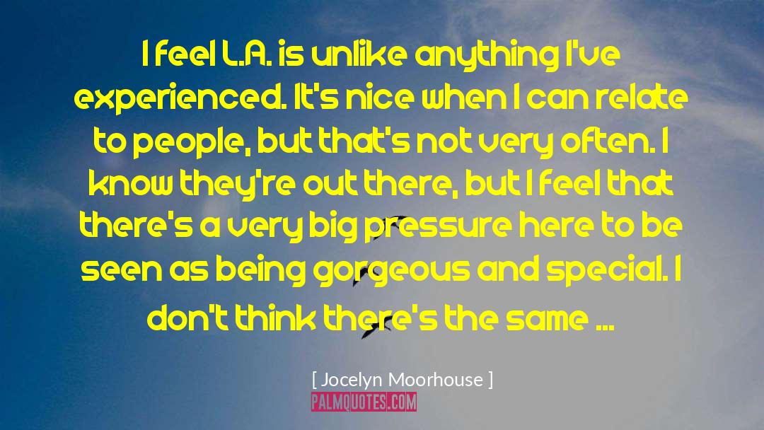 Material Pressure quotes by Jocelyn Moorhouse