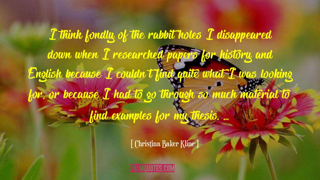 Material Science quotes by Christina Baker Kline