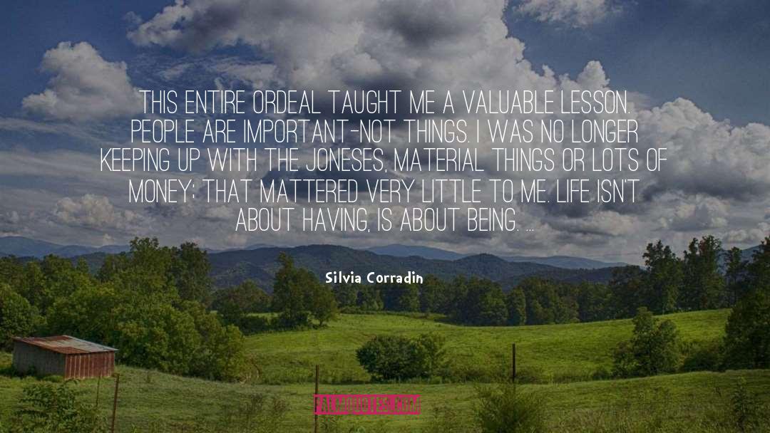 Material Things quotes by Silvia Corradin