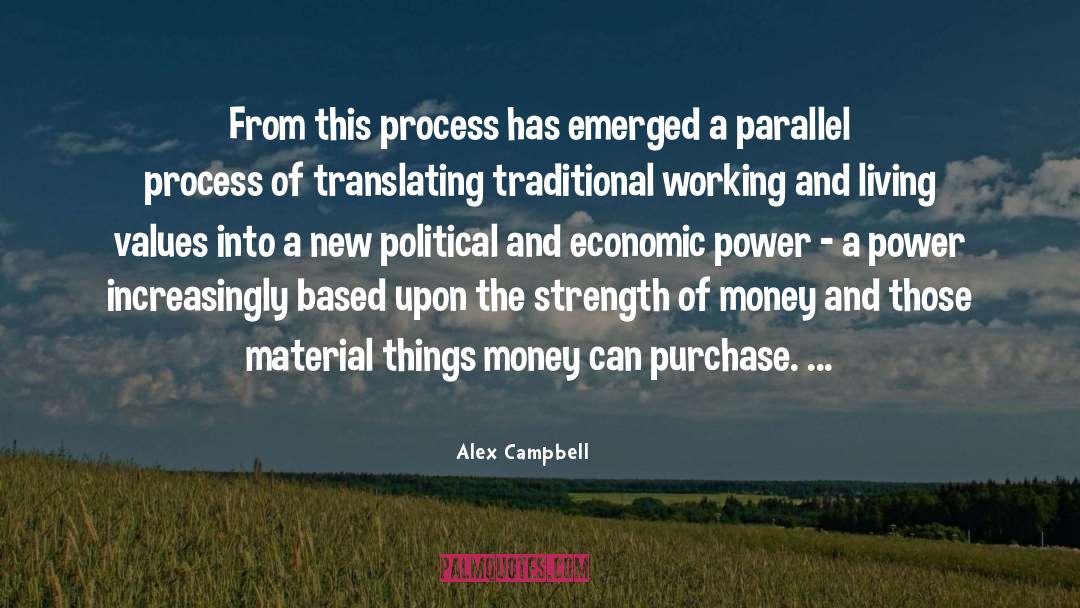 Material Things quotes by Alex Campbell