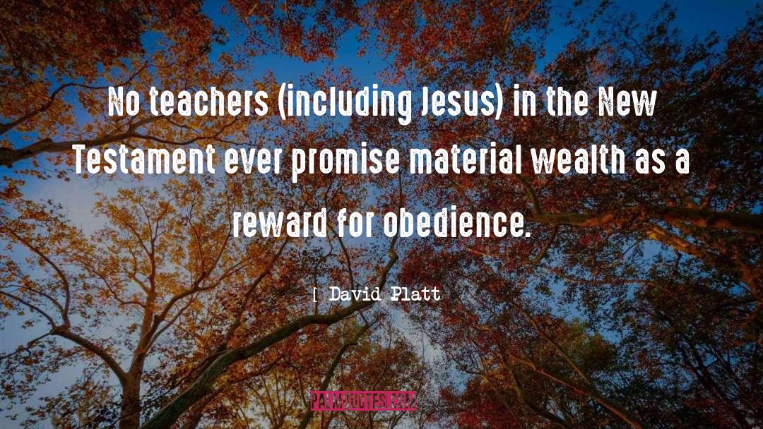 Material Wealth quotes by David Platt