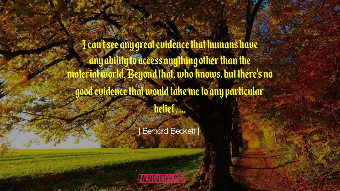 Material World quotes by Bernard Beckett