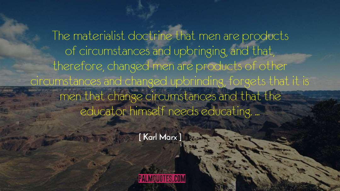 Materialist quotes by Karl Marx