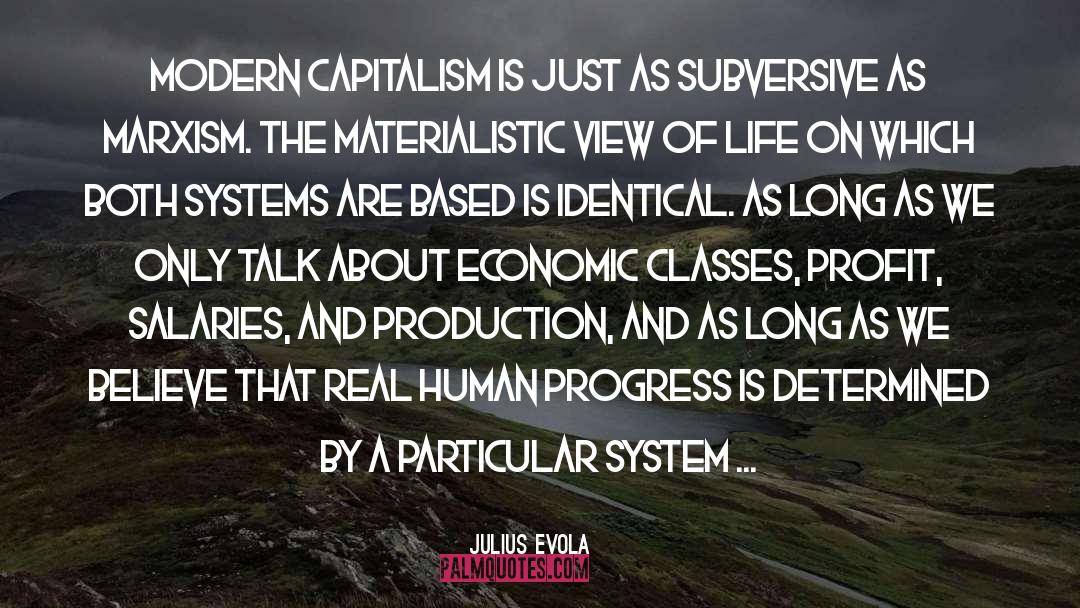 Materialistic quotes by Julius Evola