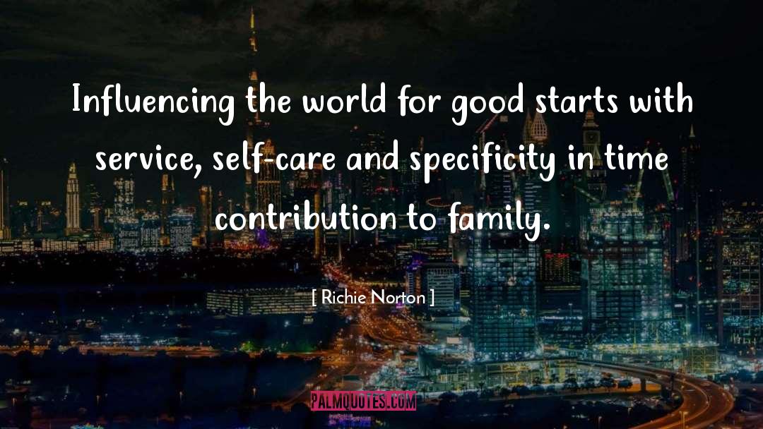 Maternal Influence quotes by Richie Norton